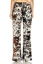 Acne Studios Cow Printed Pant in Light Brown, view 3, click to view large image.