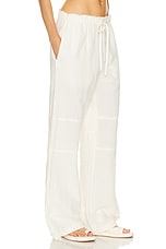 Acne Studios Wide Leg Trouser in Warm White, view 2, click to view large image.