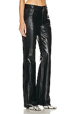 Acne Studios Leather Pant in Black, view 2, click to view large image.