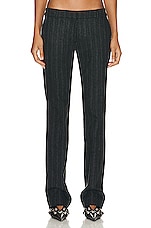 Acne Studios Stripe Pant in Charcoal Grey, view 1, click to view large image.