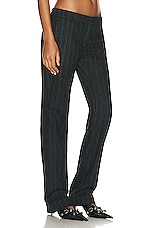 Acne Studios Stripe Pant in Charcoal Grey, view 2, click to view large image.