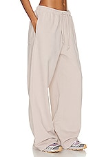 Acne Studios Loose Trouser in Dusty Beige, view 2, click to view large image.