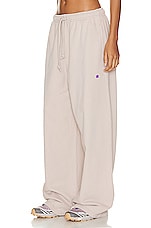 Acne Studios Loose Trouser in Dusty Beige, view 3, click to view large image.