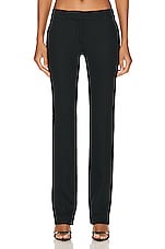 Acne Studios Skinny Flare Pant in Black, view 1, click to view large image.