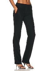 Acne Studios Skinny Flare Pant in Black, view 2, click to view large image.