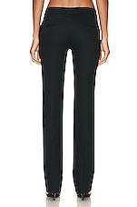 Acne Studios Skinny Flare Pant in Black, view 3, click to view large image.