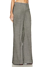 Acne Studios Wide Leg Pant in Multi Taupe, view 2, click to view large image.