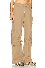 Acne Studios Utility Pant in Cold Beige, view 2, click to view large image.