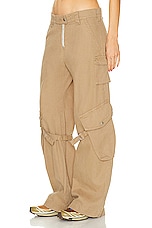 Acne Studios Utility Pant in Cold Beige, view 3, click to view large image.