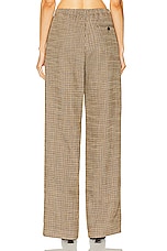 Acne Studios Straight Leg Trouser in Multi Brown, view 3, click to view large image.
