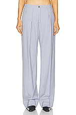 Acne Studios Straight Leg Trouser in Dusty Lilac, view 1, click to view large image.