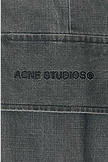 Acne Studios Baggy Trouser in Black, view 6, click to view large image.