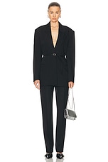 Acne Studios Pera Trouser in Black, view 4, click to view large image.