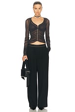 Acne Studios Trousers in Black, view 5, click to view large image.