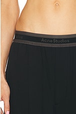 Acne Studios Trousers in Black, view 6, click to view large image.