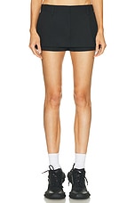 Acne Studios Ikka Double Skirt in Black | FWRD