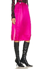 Acne Studios Skirt in Fuchsia Pink, view 2, click to view large image.
