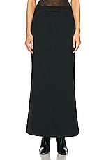 Acne Studios Maxi Skirt in Black, view 1, click to view large image.