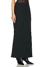 Acne Studios Maxi Skirt in Black, view 2, click to view large image.