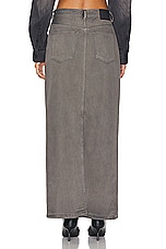 Acne Studios Denim Skirt in Anthracite Grey, view 3, click to view large image.