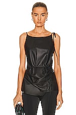Acne Studios Sleeveless Blouse in Black, view 1, click to view large image.