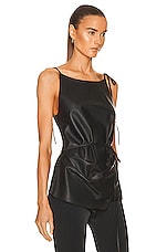 Acne Studios Sleeveless Blouse in Black, view 2, click to view large image.