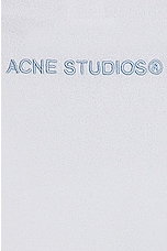 Acne Studios Turtleneck Long Sleeve Top in Ice Blue, view 5, click to view large image.