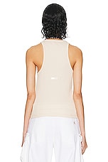 Acne Studios Basic Tank Top in Soft Pink, view 3, click to view large image.