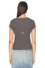 Acne Studios Basic T-shirt in Faded Black, view 3, click to view large image.