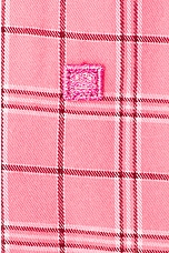 Acne Studios Face Dry Flannel Top in Tango Pink, view 6, click to view large image.