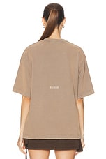 Acne Studios T Shirt in Taupe Brown, view 3, click to view large image.