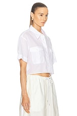 Acne Studios Sharlot Shirt in Optic White, view 2, click to view large image.