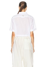 Acne Studios Sharlot Shirt in Optic White, view 3, click to view large image.