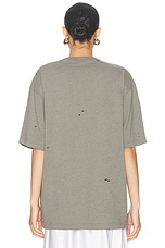 Acne Studios Exford T-shirt in Moss Green, view 3, click to view large image.