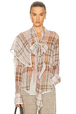 Acne Studios Senelle Top in Grey & Pink | FWRD
