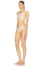 Acne Studios Emiami Two Piece Swimsuit in Yellow, view 3, click to view large image.