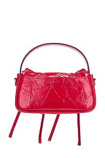 Acne Studios Multipocket Micro Crinkled Bag in Red, view 5, click to view large image.