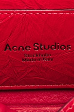 Acne Studios Multipocket Micro Crinkled Bag in Red, view 7, click to view large image.