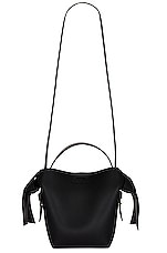 Acne Studios Misubi Mini Bag in Black, view 1, click to view large image.