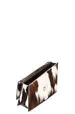 Acne Studios Distortion Mini Top Handle Bag in Multi Brown, view 6, click to view large image.