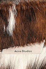 Acne Studios Distortion Mini Top Handle Bag in Multi Brown, view 7, click to view large image.