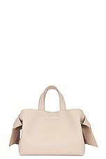 Acne Studios Musubi Tote Bag in Taupe Beige, view 3, click to view large image.