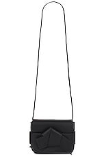 Acne Studios Musubi Wallet Crossbody Bag in Black, view 1, click to view large image.