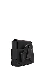 Acne Studios Musubi Wallet Crossbody Bag in Black, view 5, click to view large image.