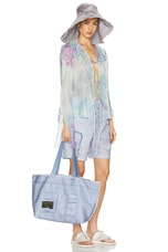 Acne Studios Midsummer Shopper Bag in Sky Blue, view 2, click to view large image.