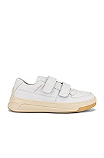 Acne Studios Steffey Sneaker in White, view 1, click to view large image.