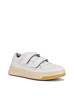 Acne Studios Steffey Sneaker in White, view 2, click to view large image.