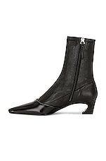 Acne Studios Pointed Toe Ankle Boot in Black, view 5, click to view large image.