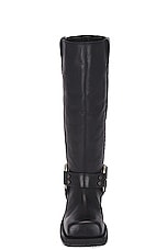 Acne Studios Moto Boot in Black, view 4, click to view large image.