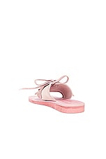 Acne Studios Bondi Slides in Blush Pink, view 3, click to view large image.
